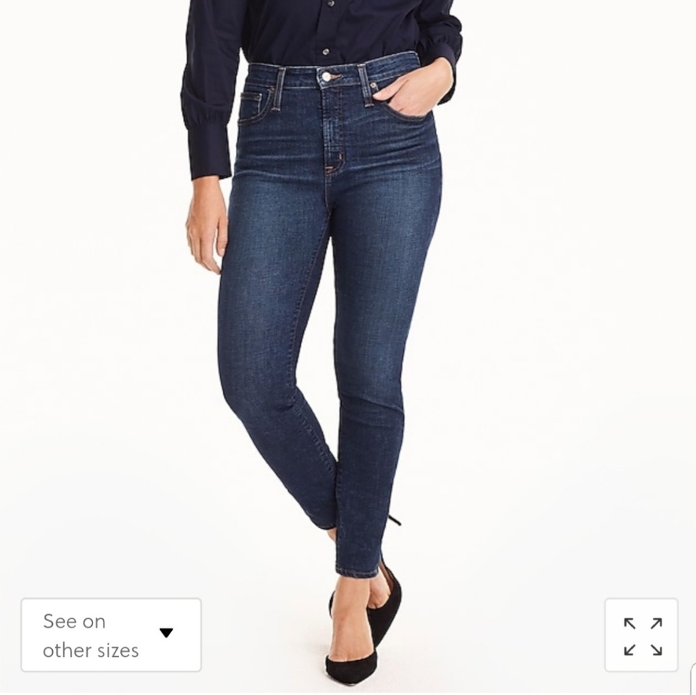 J. Crew Curvy Toothpick Jeans